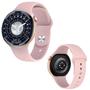 Imagem de Smart Watch Redondo Serie 8 Relogio Inteligente Nfc Gps Recebe Faz Ligaçoes W28 Pro Microwear