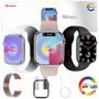 Imagem de Smart Watch Relógio Inteligente W99+ Tela 45mm Super Amoled Nfc Chat Gpt Android iOS Original Nf
