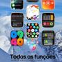 Imagem de Smart Watch Relógio Inteligente W99+ Tela 45mm Super Amoled Nfc Chat Gpt Android iOS Original Nf