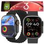 Imagem de Smart Watch Relógio Microwear Ultra 3 Original Tela Amoled ChatGpt Kit C/ Pulseira Case Pelicula