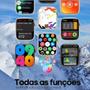 Imagem de Smart Watch W99 Pro Masculino Feminino Serie 9 Android iOS Troca Pulseira Faz Recebe Ligaçoes Kit