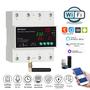 Imagem de Smart WiFi com Gravação Automática - Protetor de Sobretensão 100A com Temporizador