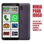 Imagem de Smartphone Celuar Nokia Idoso Vovó Vovô Números e Letras Grandes 2 Chips 4G 32GB Armazenamento