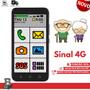 Imagem de Smartphone Celular Telefone Para Idoso Vovô Vovó 32GB 2 Chips 4G Letras Números Grandes Botão SOS