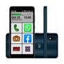 Imagem de Smartphone do Idoso 4G ZTE Letras Grandes, Botão SOS, Dual SIM 32GB 1GB RAM Tela 5.45" Câmera 8Mpx Android 9 - Cinza