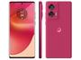 Imagem de Smartphone Motorola Edge 50 Fusion 256GB Pink Vegan Suede 5G 16GB RAM 6,7" Câmera Sony D Selfie 32MP