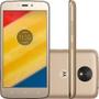 Imagem de Smartphone Motorola Moto C Plus Dual Chip Tela 5" Quad-Core 16GB 4G Wi-Fi Câmera 8MP - Ouro