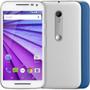 Imagem de Smartphone Motorola Moto G 3ª Geração Colors, Dual Chip, Android 5.1, Tela HD 5", 16GB, 4G, Câmera 13MP, Processador Quad Core, Branco