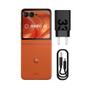 Imagem de Smartphone motorola razr 50 5g - orange - vegan leather