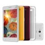 Imagem de Smartphone Multilaser MS50 Colors 3G, Quad Core, 8MP, 16GB, Dual Chip, Branco - NB221