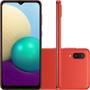 Imagem de Smartphone Samsung Galaxy A02 32GB 4G Wi-Fi Tela 6.5'' Dual Chip 2GB RAM Câmera Dupla - Vermelho