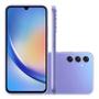 Imagem de Smartphone Samsung Galaxy A34 5G 256GB Tela 6.6'' Violeta Dual Chip 6GB RAM Câmera Tripla de até 48MP Selfie 13MP