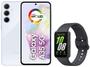 Smartphone Samsung Galaxy A35 256GB Azul Claro - 5G 8GB RAM + Smartband Samsung Galaxy Fit3 Grafite Imagem de Smartphone Samsung Galaxy A35 256GB Azul Claro