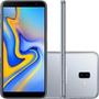 Imagem de Smartphone Samsung Galaxy J6+, 32GB, Tela infinita de 6 Pol, Dupla Câmera Traseira, 3GB RAM - Prata