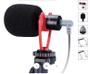 Imagem de Smartphone video kit Ulanzi microfone mini tripé e suporte para celular para vídeos e fotos