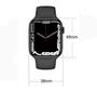 Imagem de Smartwatch 8 W28 Pro Serie 8 44 milimetros Original Preto