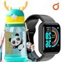 Imagem de Smartwatch d20 infantil + garrafinha de água 600ml