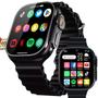 Smartwatch Horizon 16GB chip 4G celular de pulso apps play store Camera integrada tela amoled 49mm + 2 Pulseiras - WearZone Imagem de Smartwatch Horizon 16GB chip 4G celular de pulso apps play store Camera integrada tela amoled 49mm + 2 Pulseiras