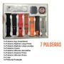 Imagem de Smartwatch Hw Ultra 2 AMOLED 8 in 1 Série 9 49mm  Lançamento Com Chat Gpt 7 Pulseiras e Case