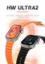 Imagem de Smartwatch HW Ultra 2 serie 9 49mm cm 7 Pulseiras + Case