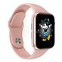 Imagem de Smartwatch Hw22 Rosa Troca Pulseira Android Ios Cardíaco