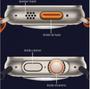 Imagem de Smartwatch Inteligente Preto Ultra 9 3 Pulseiras 49M Tela 2.2 Gps siri nfc Academia Esportes Fitness Batimentos Cardiaco