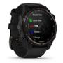 Imagem de Smartwatch Relógio Garmin Descent Mk3si com Monitor Cardíaco de Pulso e GPS Cinza Carbono DLC Ti Preto EMEA 43mm