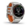 Imagem de Smartwatch Relógio Garmin Fenix 7X Pro Safira Solar Titânio c/ pulseira Cinza/Laranja AS com Monitor Cardíaco de Pulso com GPS 51mm