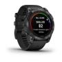 Imagem de Smartwatch Relógio Garmin Fenix 7X Pro Solar Cinza c/ pulseira preta EMEA/AUS/NZ/AFR/SA com Monitor Cardíaco de Pulso com GPS 51mm