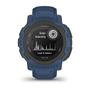 Imagem de Smartwatch Relógio Garmin Instinct 2 Solar Azul com Monitor Cardíaco de Pulso e GPS 45mm