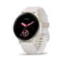 Imagem de Smartwatch Relógio Garmin Vivoactive 5 Dourado com pulseira de silicone Marfim com Monitor Cardíaco de Pulso com GPS 42mm