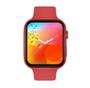Imagem de Smartwatch S9 Relógio Inteligente Unissex Para Android E Ios Vermelho + Pulseira Com Pelicula