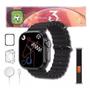 Imagem de Smartwatch Series 10 Ultra W69+ Plus Ultra 3 Prova DAgua Nfc Gps Super Amoled 2GB Chamadas Instagram Facebook