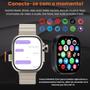 Imagem de Smartwatch Ultra 3 AI Chip 5G 16GB Para Esportes Fitness e Vida Saudável Resistente à Água