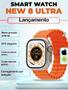 Imagem de Smartwatch Ultra 8 Laranja - Envio Imediato para Todo Brasil!