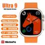 Imagem de Smartwatch Ultra 9 U9 Serie 9 Ligaç. Rede Social+Saúde GPS + Pulseira+Película