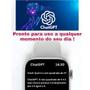 Imagem de Smartwatch W10 Mini Relogio P/Pulso Fino Original C/2 Pulseira Pelicula Case Android iOS Bluetooth