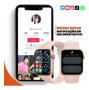 Imagem de Smartwatch W57 Rosa Relógio Inteligente Bluetooth De Longa 1.95 Full Original Nota Fiscal