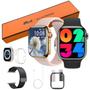 Imagem de Smartwatch W59 Pro Mini Original Microwear Relógio Pequeno Kit C/2 Pulseiras Pelicula Case Gps Nf