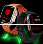 Imagem de Smartwatch W68 2 Pulseiras Ultra Serie 8 Nfc Gps Tela 2,2 Multi-Funções Androi iOS Bluetooth