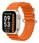 Imagem de Smartwatch W68 2 Pulseiras Ultra Serie 8 Nfc Gps Tela 2,2 Multi-Funções Androi iOS Bluetooth