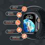 Imagem de Smartwatch W68+ Preto Ultra Series 8 Nfc Tela 2,02 Lancamento Novo