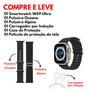 Imagem de Smartwatch W69 Ultra 49mm Série 9 Masculino NFC Memória Interna 2GB + Pulseira Extra