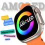 Imagem de Smartwatch W69 Ultra Plus Serie 10 Tela Amoled 49mm 2 Gb Gps Bussulo Nfc Indução C/Acessórios Nf