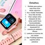 Imagem de Smartwatch Watch X Mini 41mm Feminino 2024 com  2 Pulseiras, Monitor de Saúde, GPS, NFC e Modos Esportivos para Corrida e Academia