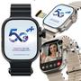Imagem de Smartwatch WearFit Ultra 16GB com 2 Câmeras, 5G, Android, Wi-Fi, PlayStore e Chip SIM - Relógio de Pulso Completo