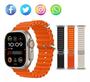 Imagem de Smartwatch x9 call 4g android 8.1 play store wifi entrada para sim card gps e nfc