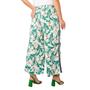 Imagem de Sml Fashion Calça Pantacourt Plus Size Estampada Com Listra Lateral