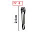 Imagem de Snap Hawaii Celta Nº 4 Black 77lb / 34,9kg - 5 Peças