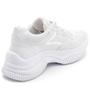 Imagem de Sneaker Tênis Chunk Feminino Branco Caminhada  sola alta confortavel  Flatform